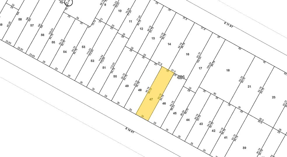 325 E Tenth St, New York, NY à louer - Plan cadastral - Image 2 de 4