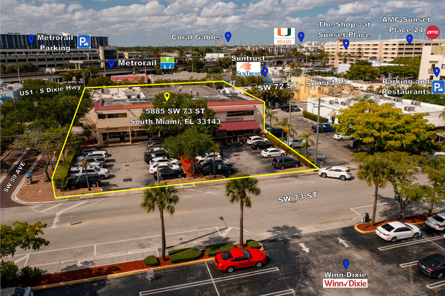 5885 SW 73rd St, South Miami, FL for sale - Aerial - Image 1 of 1