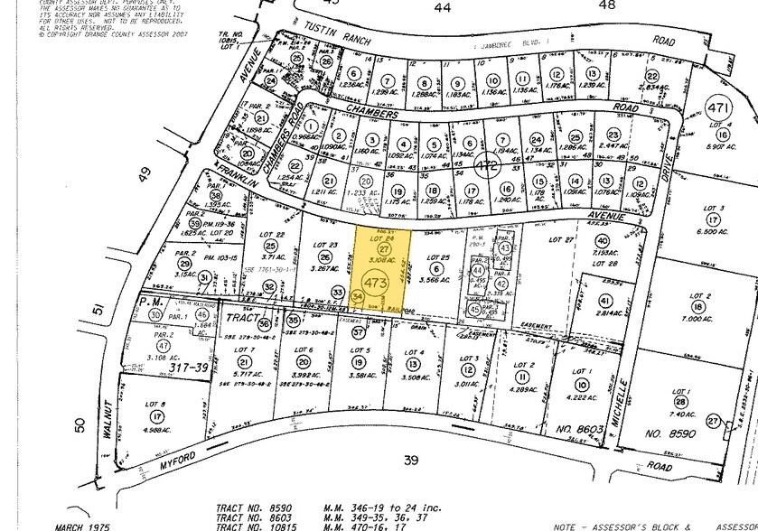 14352 Franklin Ave, Tustin, CA à louer - Plan cadastral - Image 2 de 5