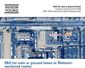 Plus de détails pour 75th Ave & Lower Buckeye Rd, Phoenix, AZ - Vente au détail à vendre