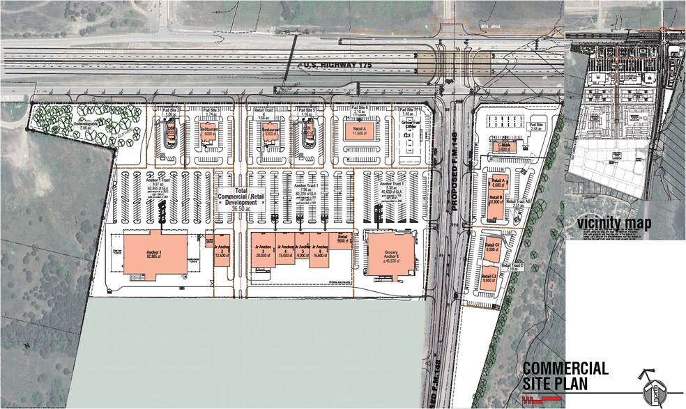 US 175 & Future FM 148, Crandall, TX à louer - Plan de site - Image 1 de 2