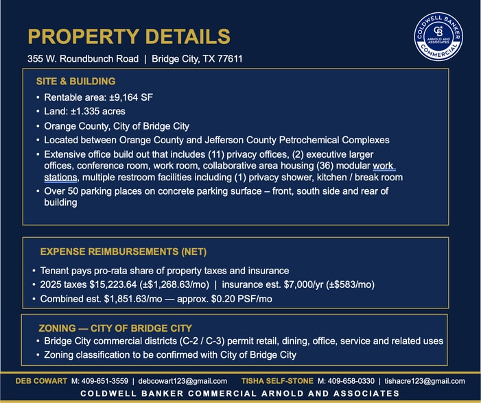 355 W Round Bunch Rd, Bridge City, TX for lease - Building Photo - Image 3 of 5