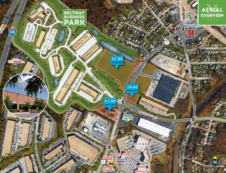 Washington Blvd, Baltimore, MD à louer - Aérien - Image 1 de 2