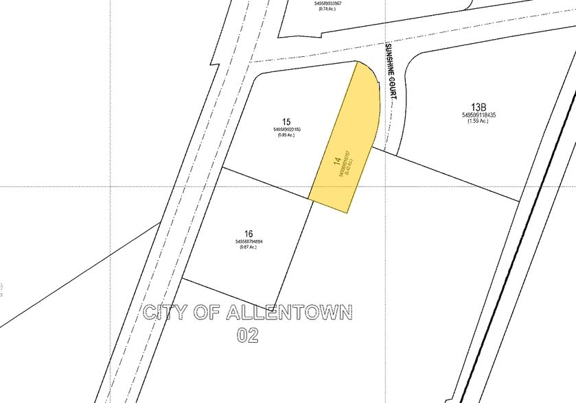 2020 Downyflake Ln, Allentown, PA à louer - Plan cadastral - Image 2 de 6