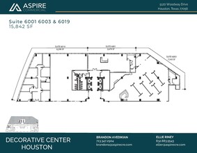 5120 Woodway Dr, Houston, TX à louer Plan d’étage- Image 2 de 5