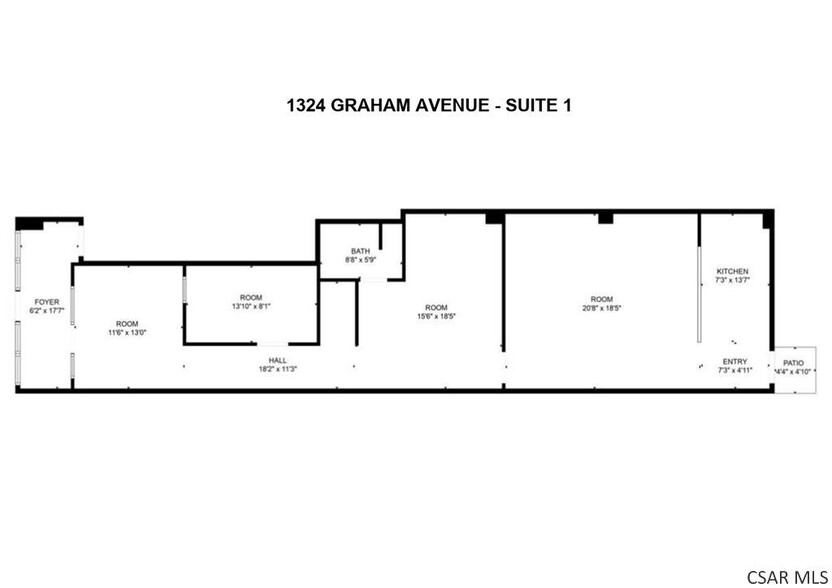 1324 Graham Ave, Windber, PA à louer - Plan d  tage - Image 2 de 21