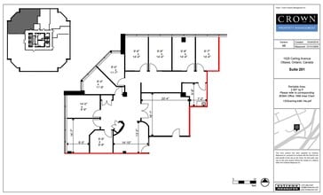 1545 Carling Ave, Ottawa, ON for lease Floor Plan- Image 1 of 1