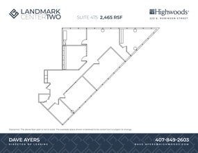 225 E Robinson St, Orlando, FL à louer Plan de site- Image 1 de 1