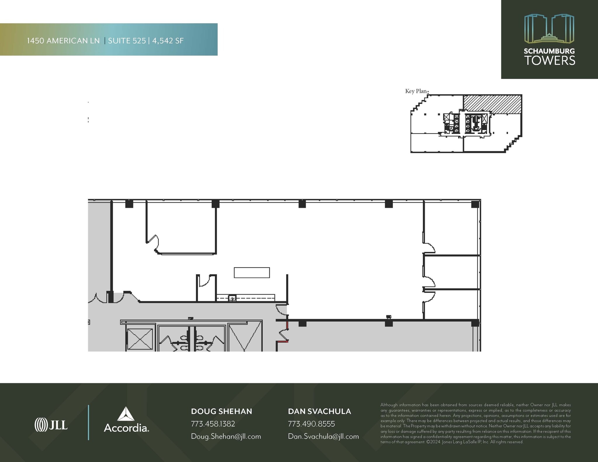 1400 American Ln, Schaumburg, IL à louer Plan d’étage- Image 1 de 1