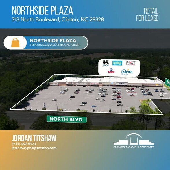 313 North Blvd, Clinton, NC à louer - Vidéo sur l’inscription commerciale - Image 2 de 6
