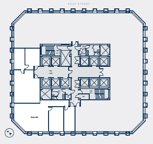 1 Post St, San Francisco, CA for lease Floor Plan- Image 1 of 1