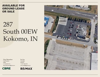 Plus de détails pour 287 S 00 EW, Kokomo, IN - Commerce de détail à louer
