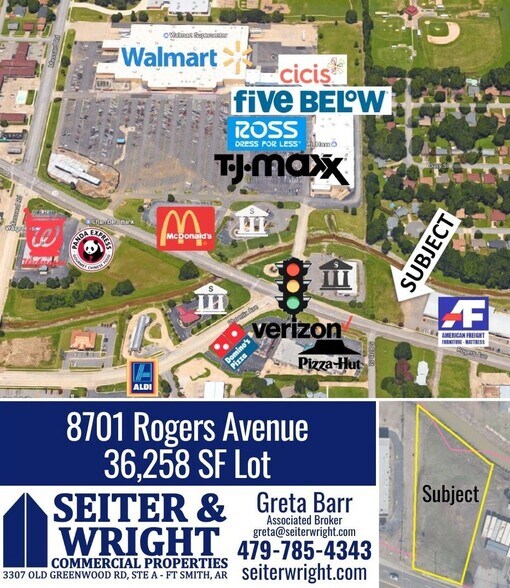 8701 Rogers Ave, Fort Smith, AR à louer - Photo du bâtiment - Image 1 de 1