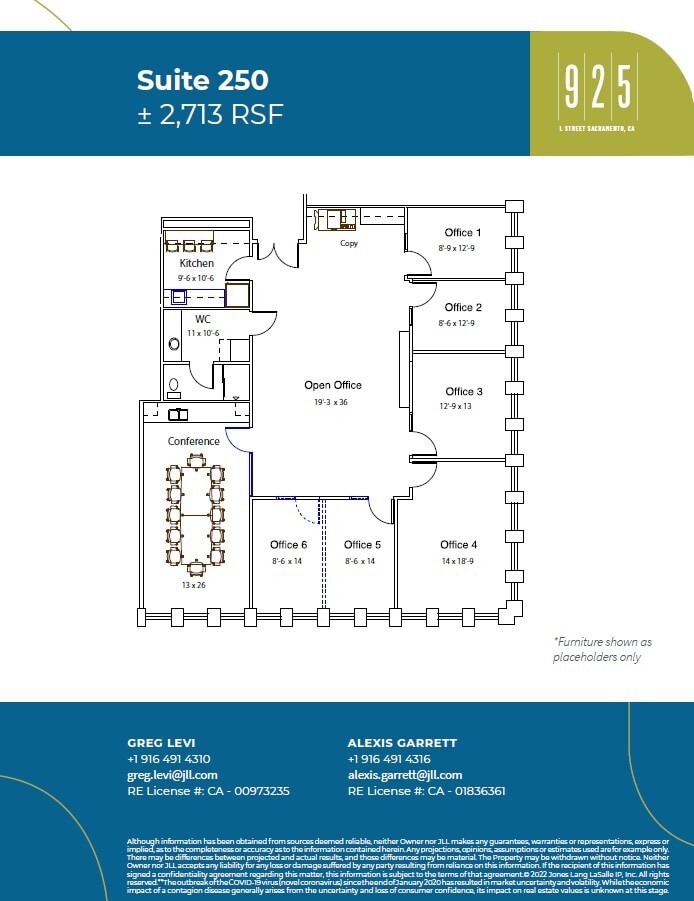 925 L St, Sacramento, CA for lease Floor Plan- Image 1 of 1