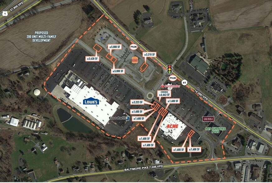 801-923 Gap Newport Pike, Avondale, PA for lease - Building Photo - Image 2 of 4