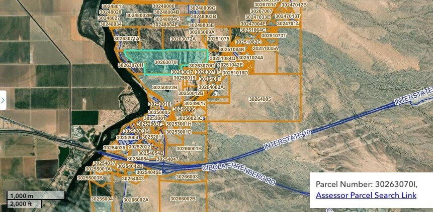 15445 Comber Blvd, Ehrenberg, AZ for lease Site Plan- Image 1 of 2