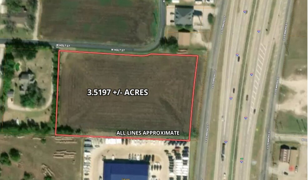 3.5197 Acres I35 Holt Street, Sanger, TX à vendre - Photo principale - Image 1 de 7