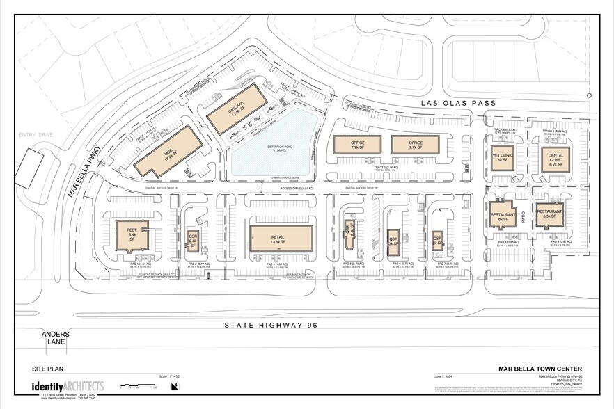 Hwy 96 & Marbella Pky, League City, TX for lease - Site Plan - Image 2 of 5