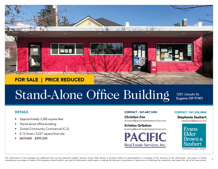 1251 Lincoln St, Eugene, OR for sale - Building Photo - Image 2 of 5