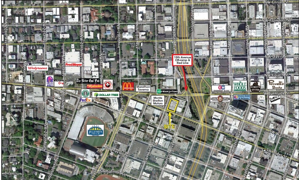 1543-1563 SW Alder St, Portland, OR à louer - Aérien - Image 3 de 7