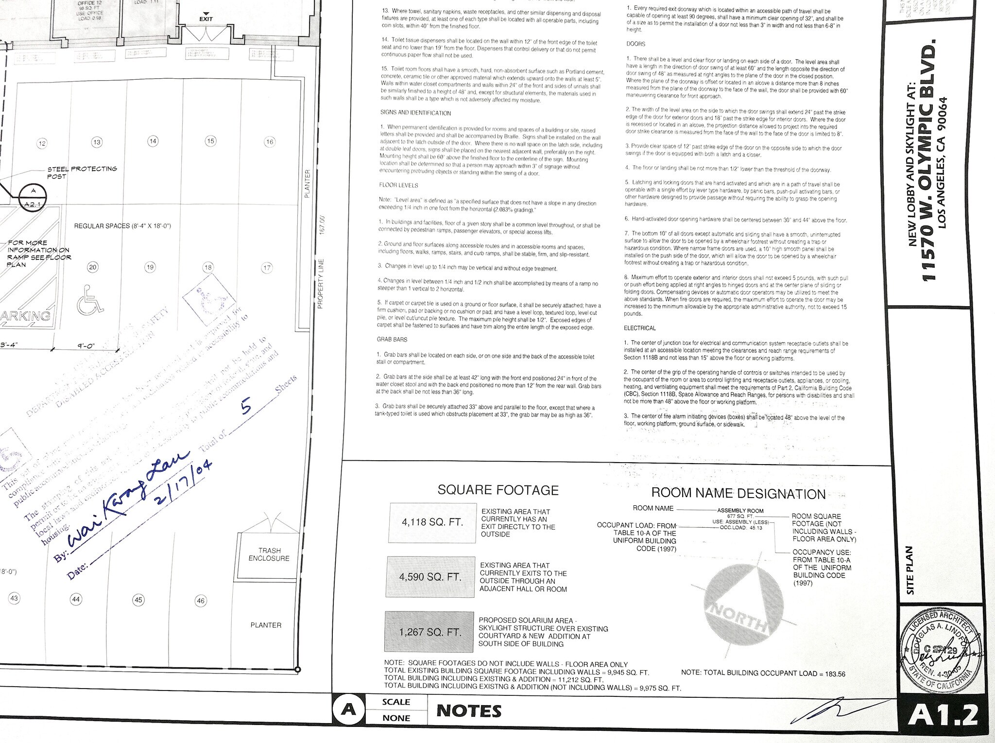 11570 W Olympic Blvd, Los Angeles, CA à louer Plan de site- Image 1 de 6