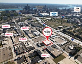 3110 Rivard St, Detroit, MI - Aérien Vue de la carte