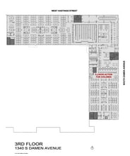 1340 S Damen Ave, Chicago, IL à louer Plan d’étage- Image 1 de 1
