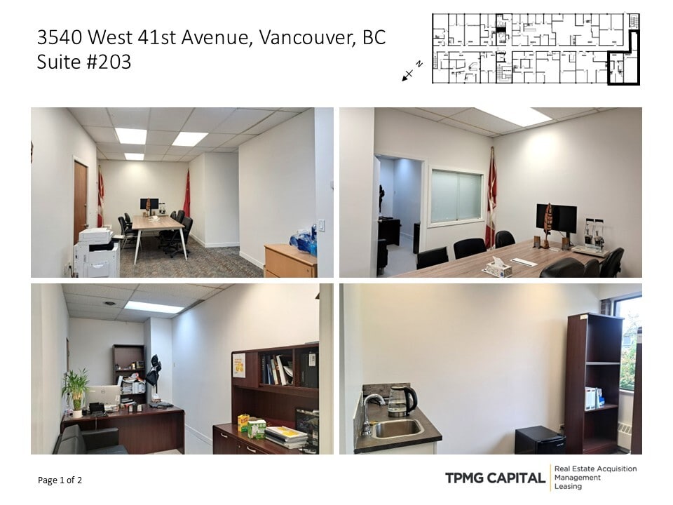 3522-3560 41st Av W, Vancouver, BC à louer Photo intérieure- Image 1 de 2