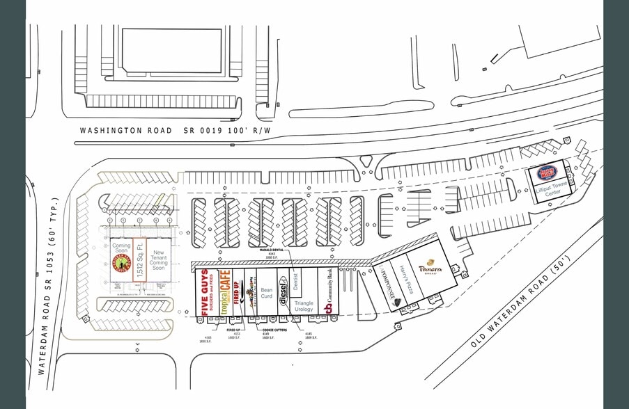 4155 Washington Rd, McMurray, PA for lease - Site Plan - Image 2 of 2