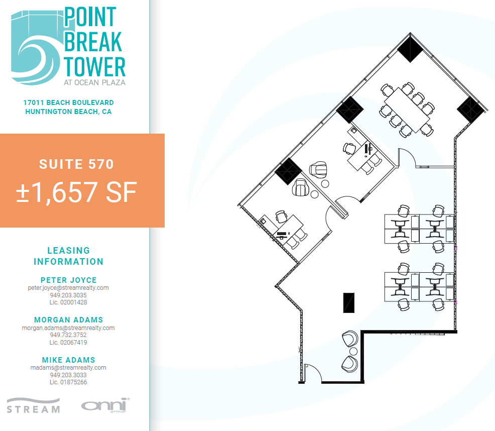 17011 Beach Blvd, Huntington Beach, CA for lease Floor Plan- Image 1 of 1