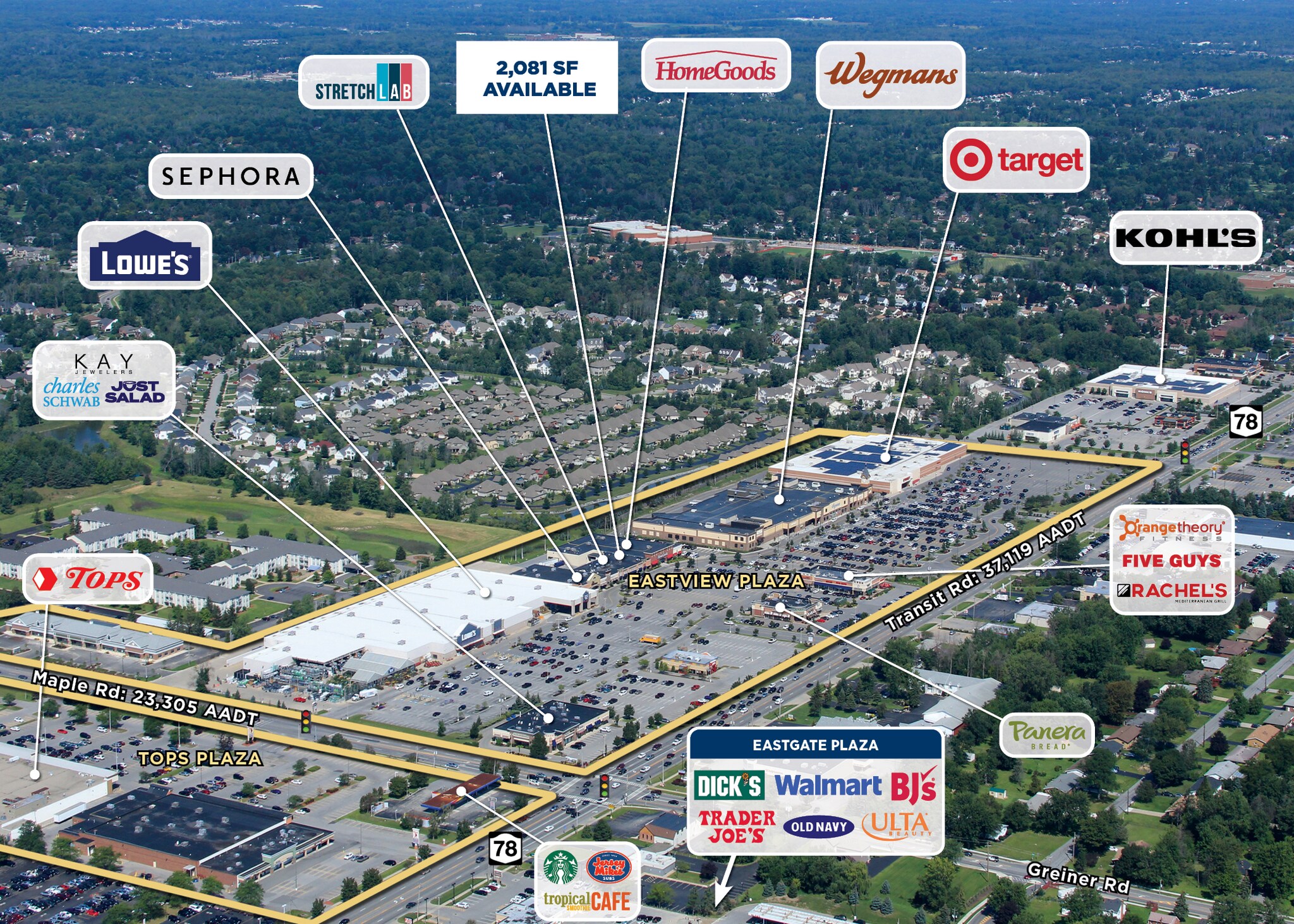 8100-8250 Transit Rd, Buffalo, NY à louer Photo du bâtiment- Image 1 de 2