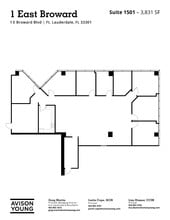 1 E Broward Blvd, Fort Lauderdale, FL for lease Floor Plan- Image 1 of 1