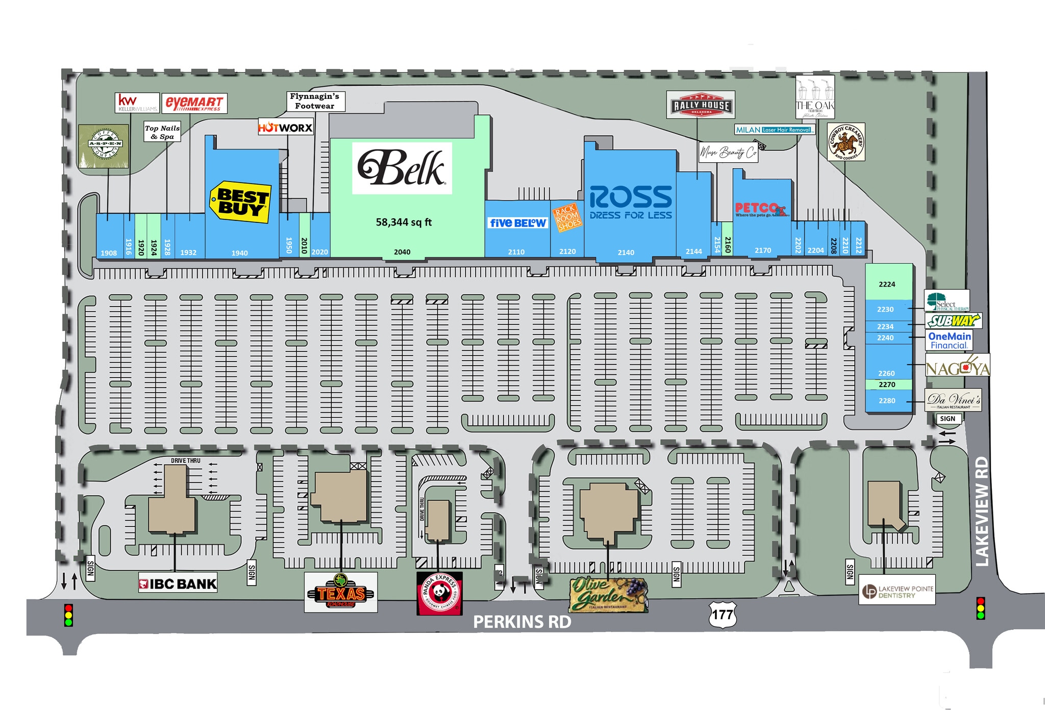 Lakeview & Perkins Rd, Stillwater, OK for lease Site Plan- Image 1 of 2