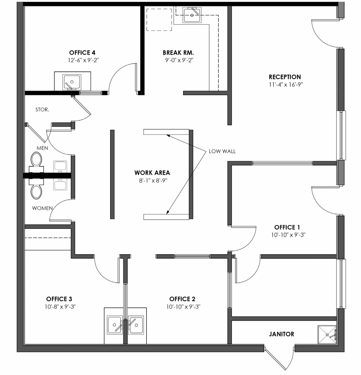 501 W Ray Rd, Chandler, AZ à louer Plan d’étage- Image 1 de 1
