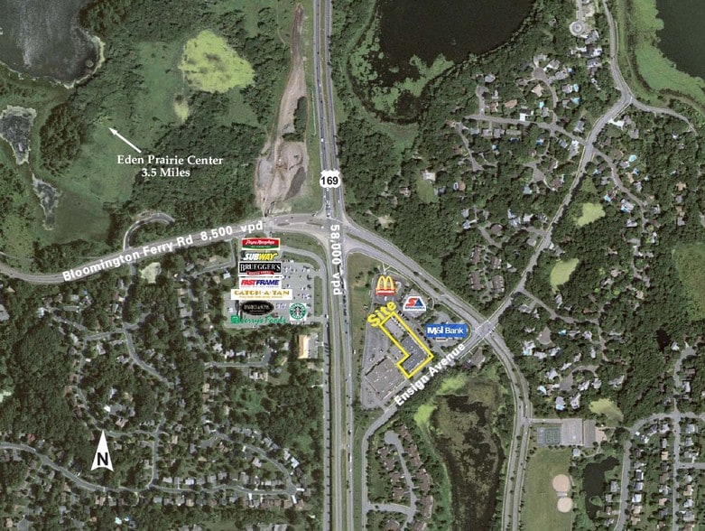 9350-9360 Ensign Ave S, Bloomington, MN for lease - Aerial - Image 2 of 4