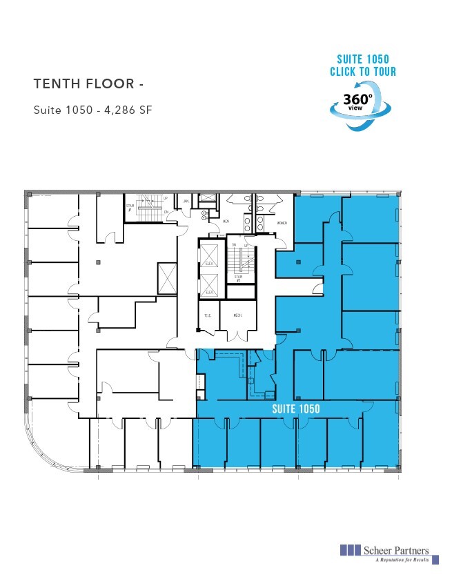 4720 Montgomery Ln, Bethesda, MD à louer Plan d’étage- Image 1 de 1