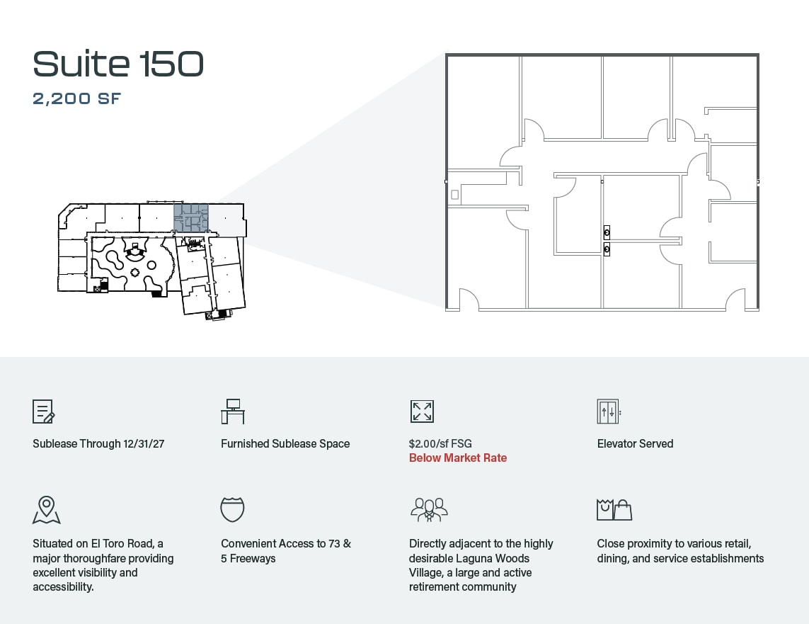 24361 El Toro Rd, Laguna Woods, CA for lease Floor Plan- Image 1 of 1