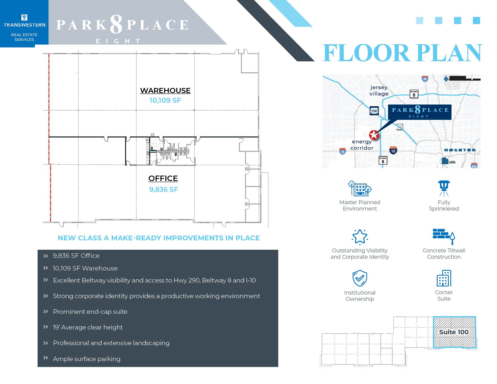 5353 W Sam Houston Pky N, Houston, TX for lease Floor Plan- Image 1 of 3