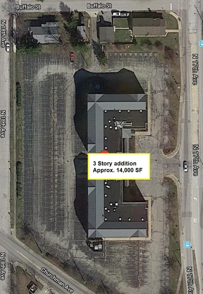 110 N 17th Ave, Beech Grove, IN for lease - Aerial - Image 3 of 3