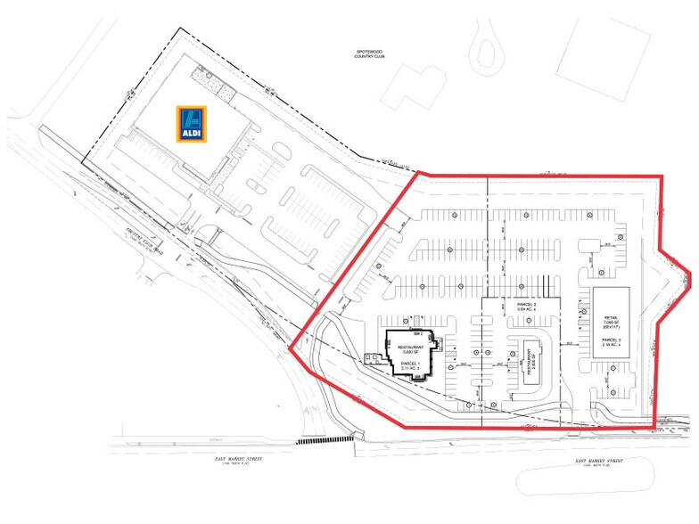 E Market St, Harrisonburg, VA for lease - Site Plan - Image 2 of 2