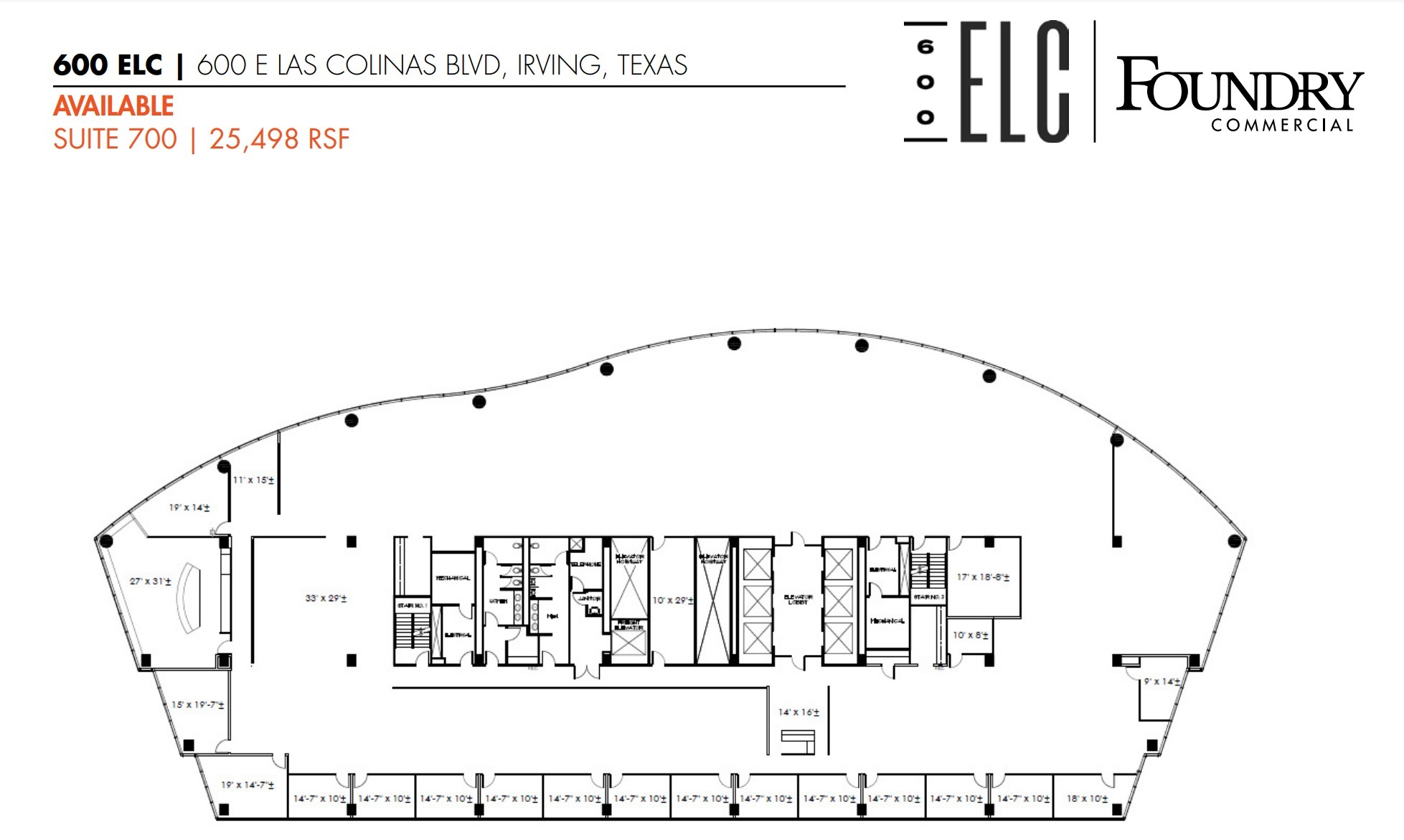 600 E Las Colinas Blvd, Irving, TX à louer Plan d  tage- Image 1 de 1