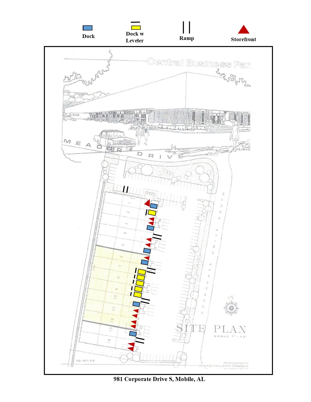 981 Corporate Dr S, Mobile, AL for lease Site Plan- Image 1 of 1
