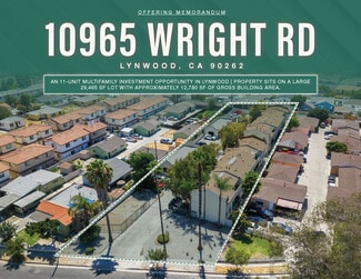 More details for 10965 Wright Rd, Lynwood, CA - Multifamily for Sale