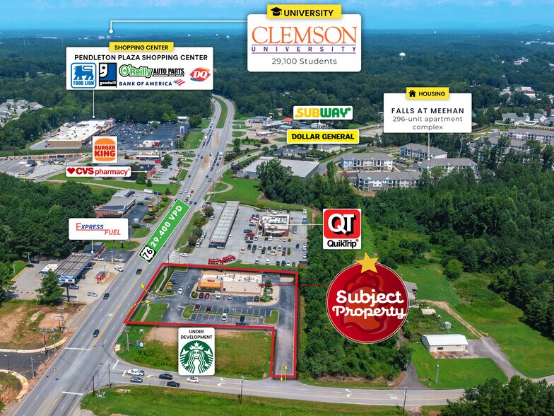 7610 Highway 76, Pendleton, SC à vendre - Aérien - Image 2 de 6