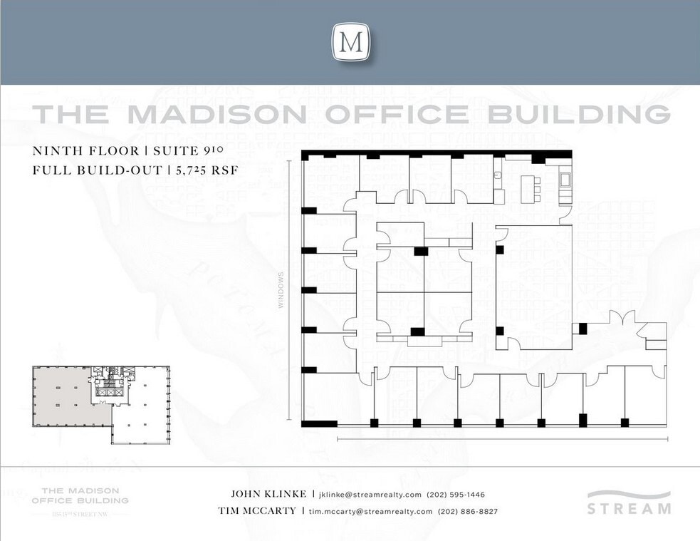 1155 15th St NW, Washington, DC for lease Floor Plan- Image 1 of 1