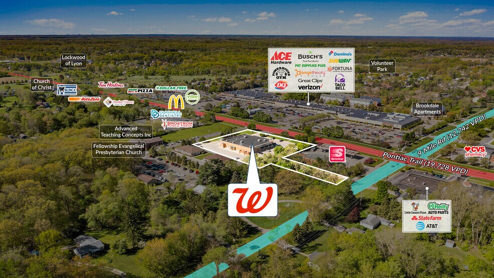 22318 Pontiac Trl, South Lyon, MI à vendre - Photo du bâtiment - Image 3 de 5