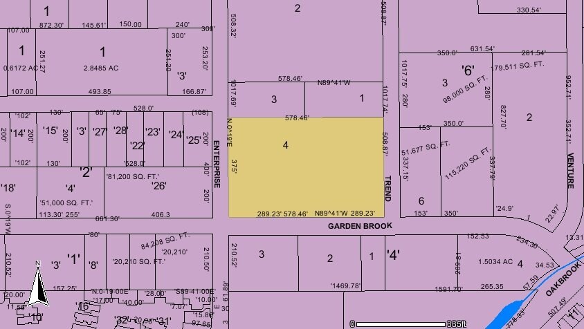 3401 Garden Brook Dr, Farmers Branch, TX à louer - Plan cadastral - Image 2 de 6