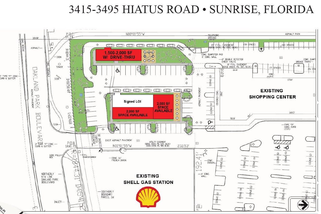 3401 N Hiatus Rd, Sunrise, FL for sale Site Plan- Image 1 of 1