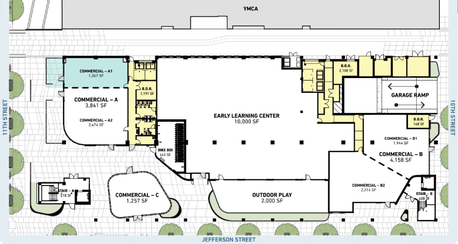 1010 W Jefferson St, Boise, ID 83702 - Unité A1 - - Plan d’étage - Image 1 of 2