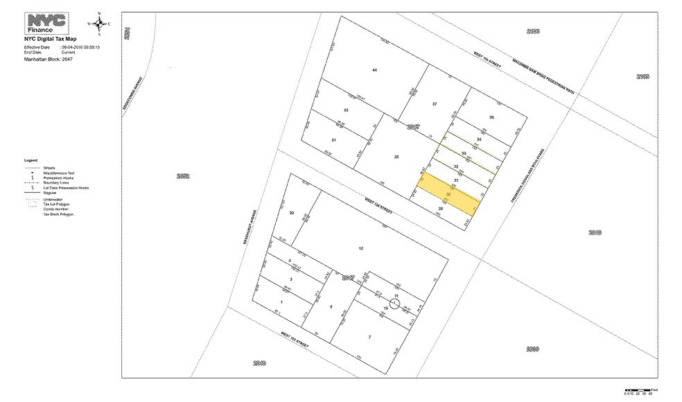 2913 Frederick Douglass Blvd, New York, NY à louer - Plan cadastral - Image 2 de 2